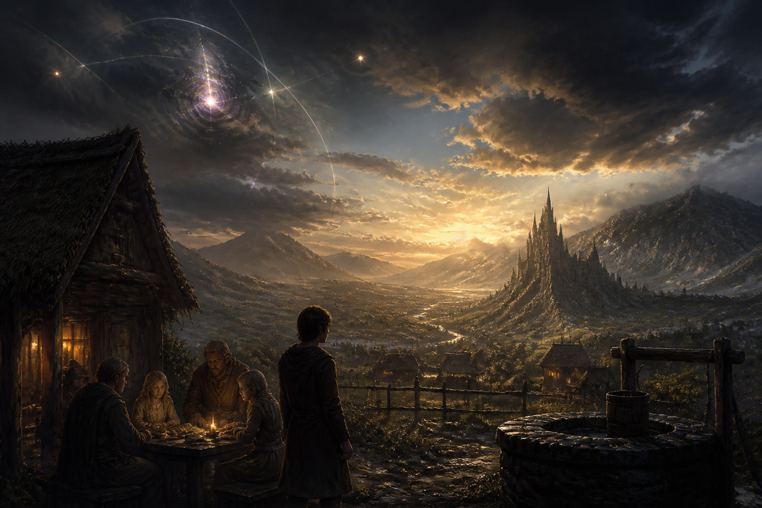 The Prophecy and the Starfall – scene