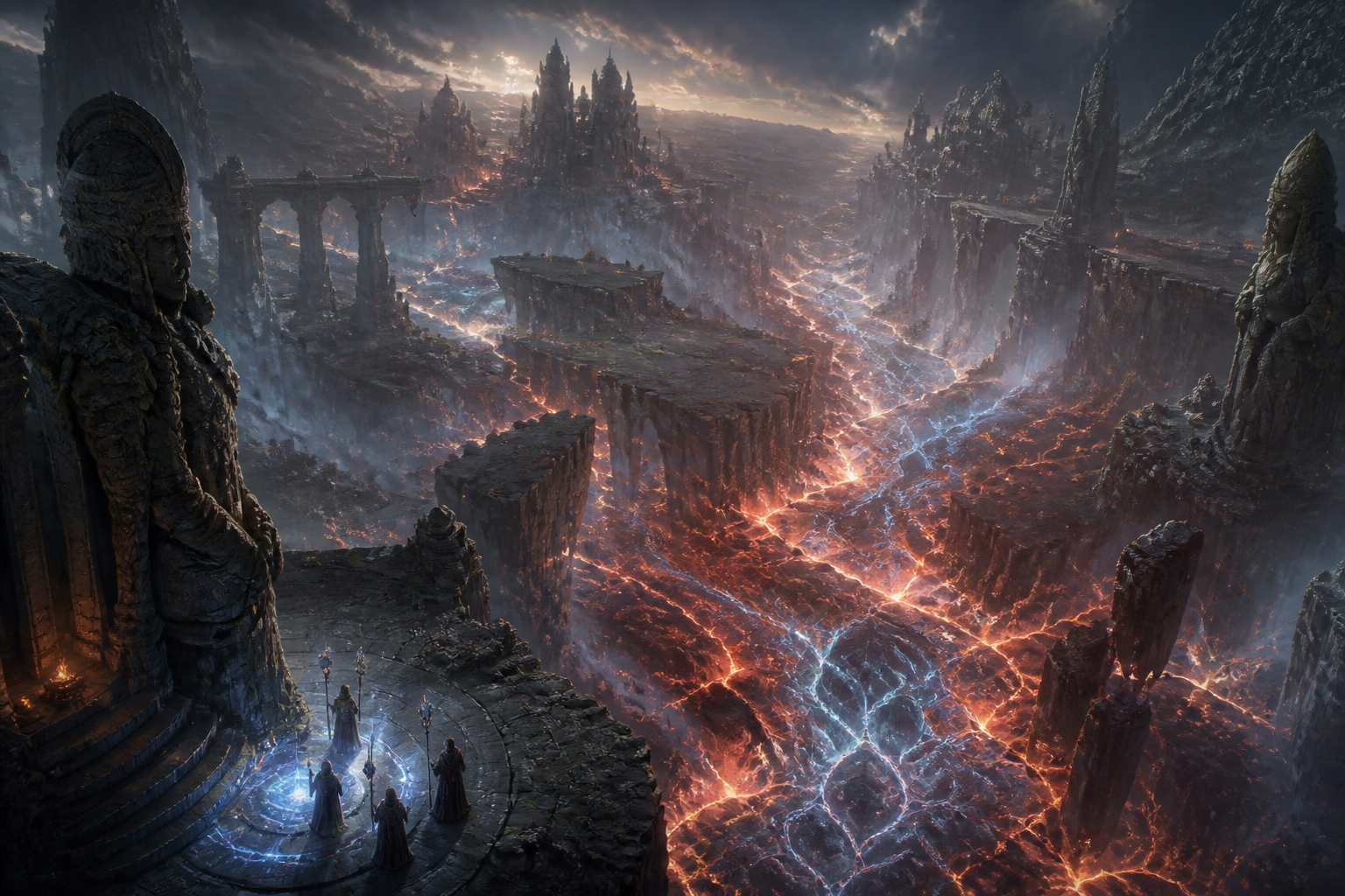 Chapter IV, The Stone-Wars and the Seam of Ruin (The Fracture) – scene