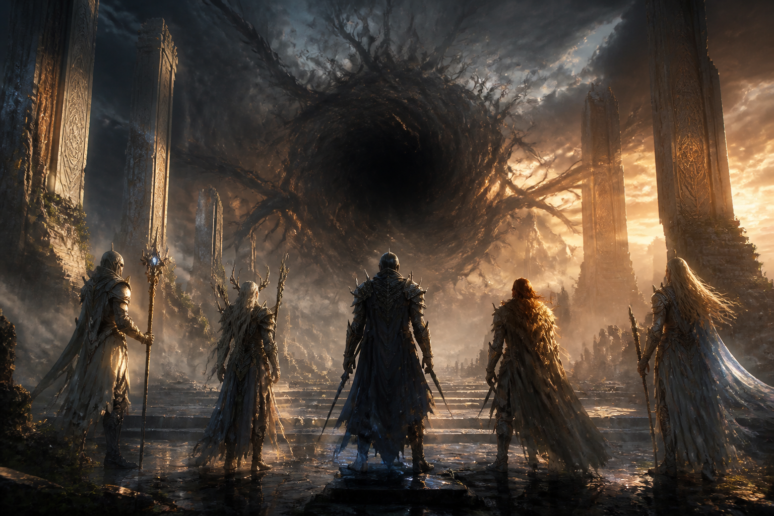 Chapter VII, The Five Pillars Standing (The Legacy Forged) – scene