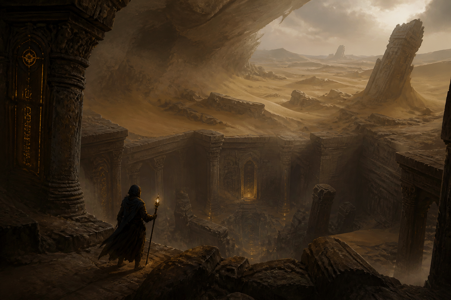 Chapter I: The Voice Beneath the Sand – scene