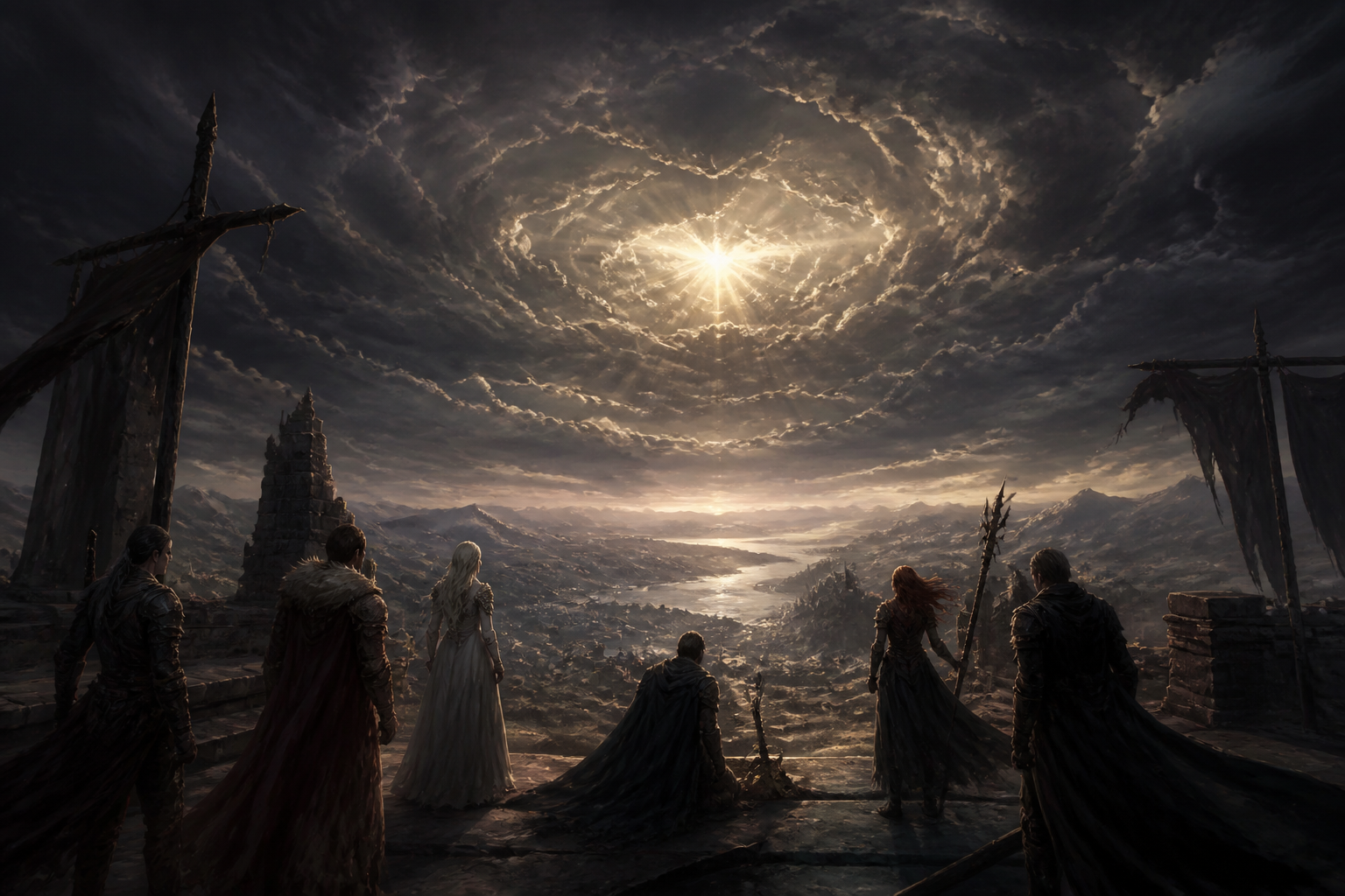 Chapter VII: A Sky Rewritten – scene