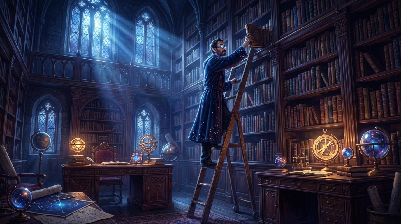 Astro Bookwarden Scene