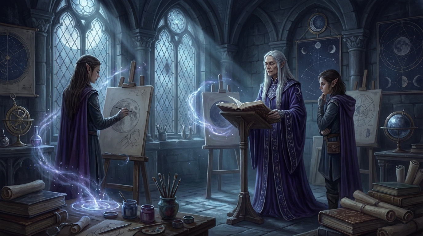 Helene Teaching Scene