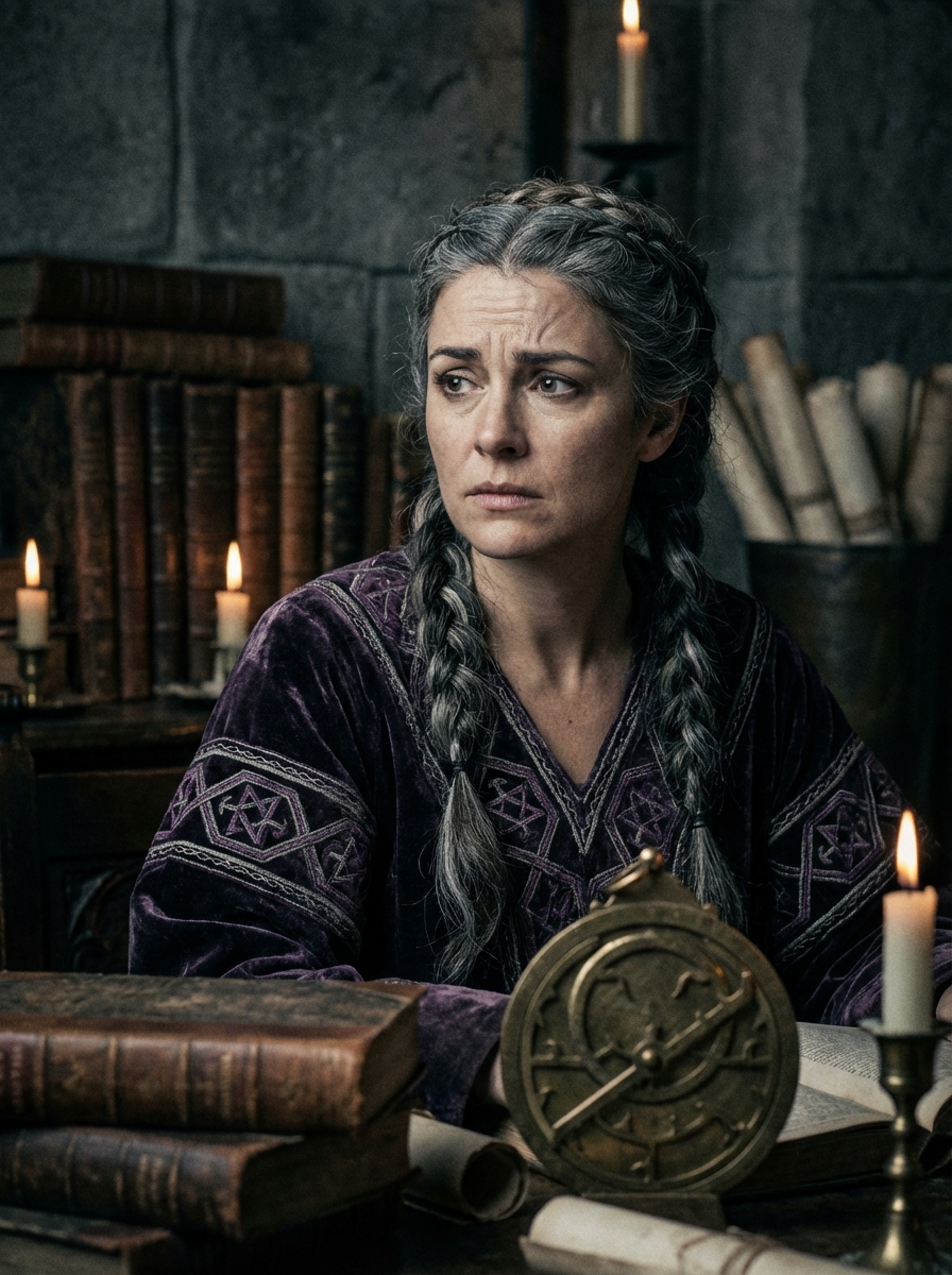 Miranda Inspecting Portrait