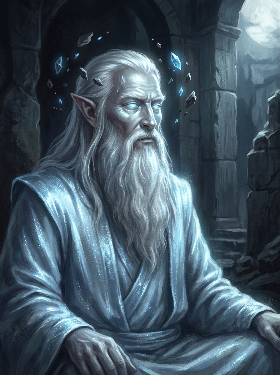 Moon Upheld Portrait