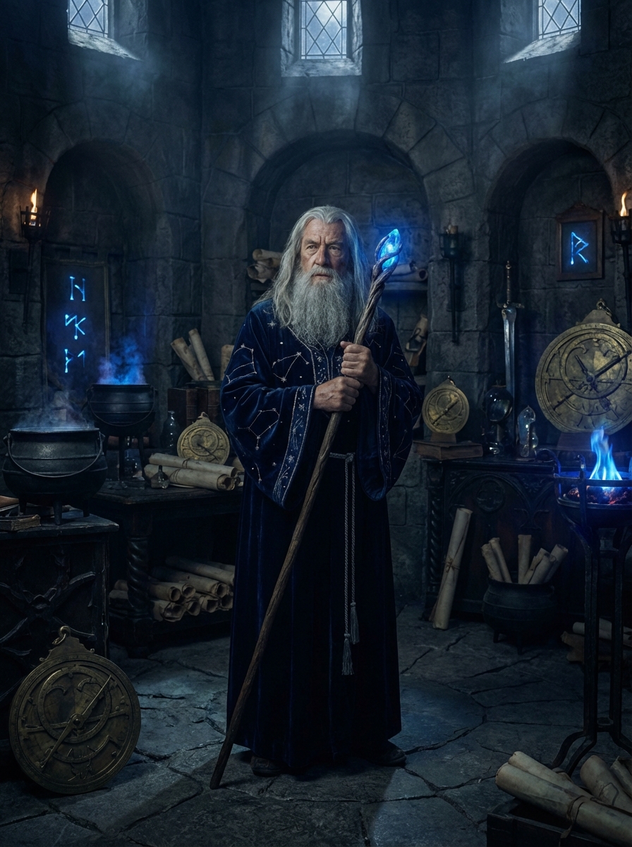 Oberon Scrutinizing Full