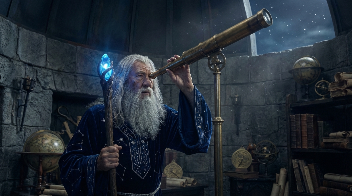 Oberon Scrutinizing Scene