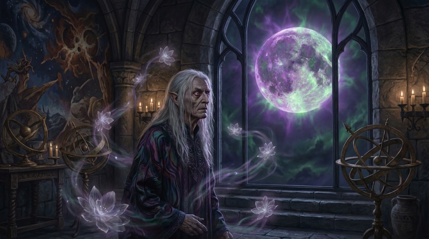 Ophelia Peering Scene