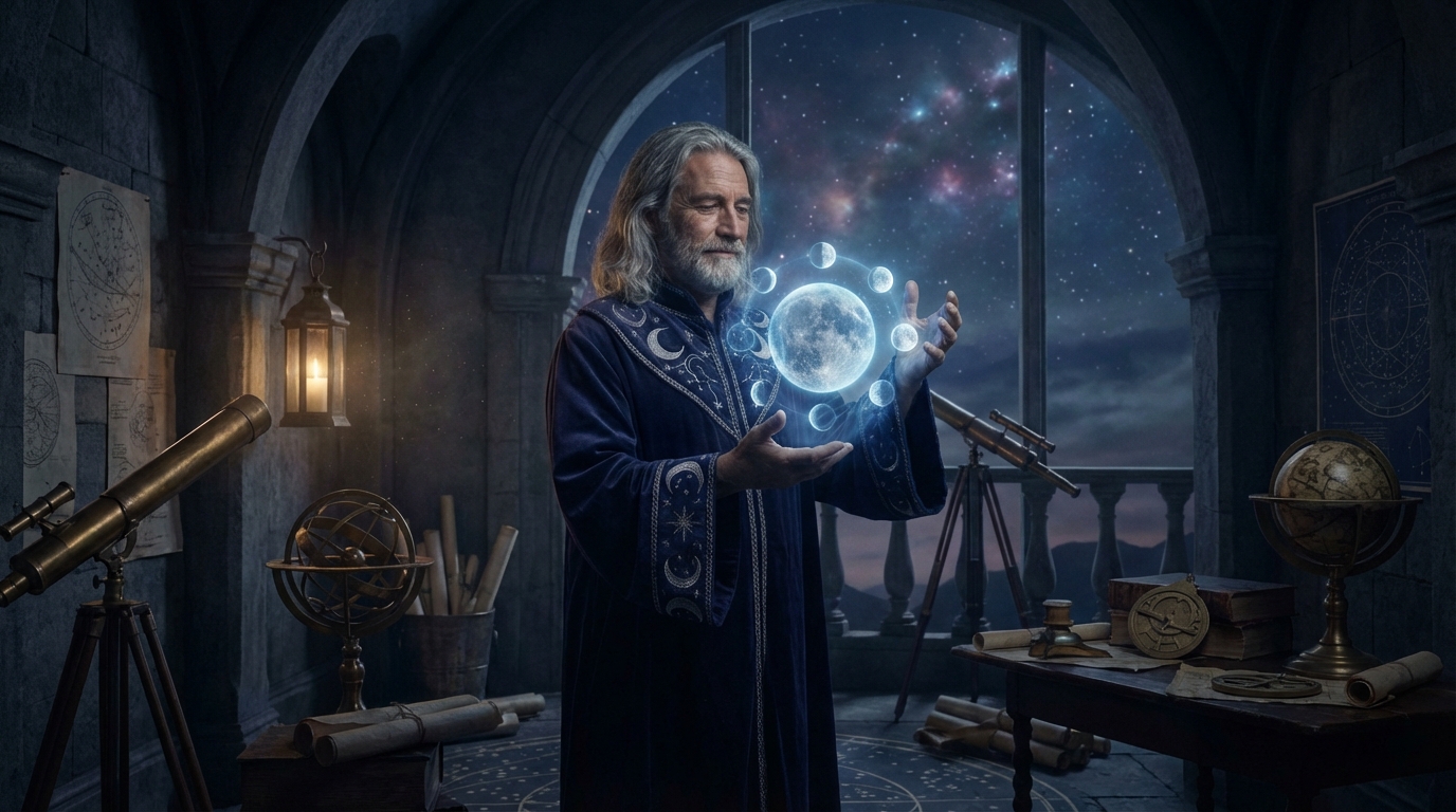 Rhea Surveying Scene